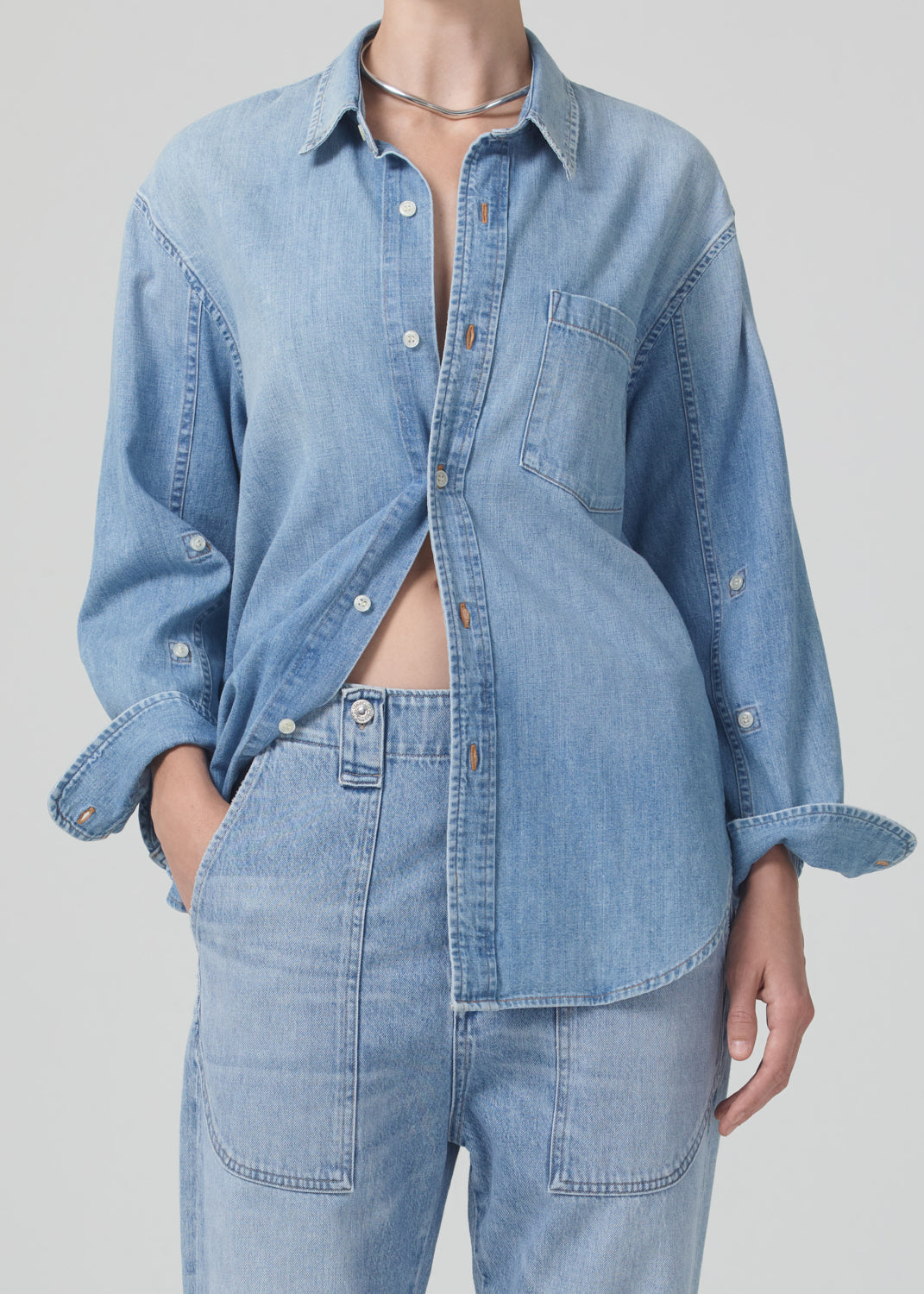 Citizens of Humanity Jeanshemd Kayla in Tide