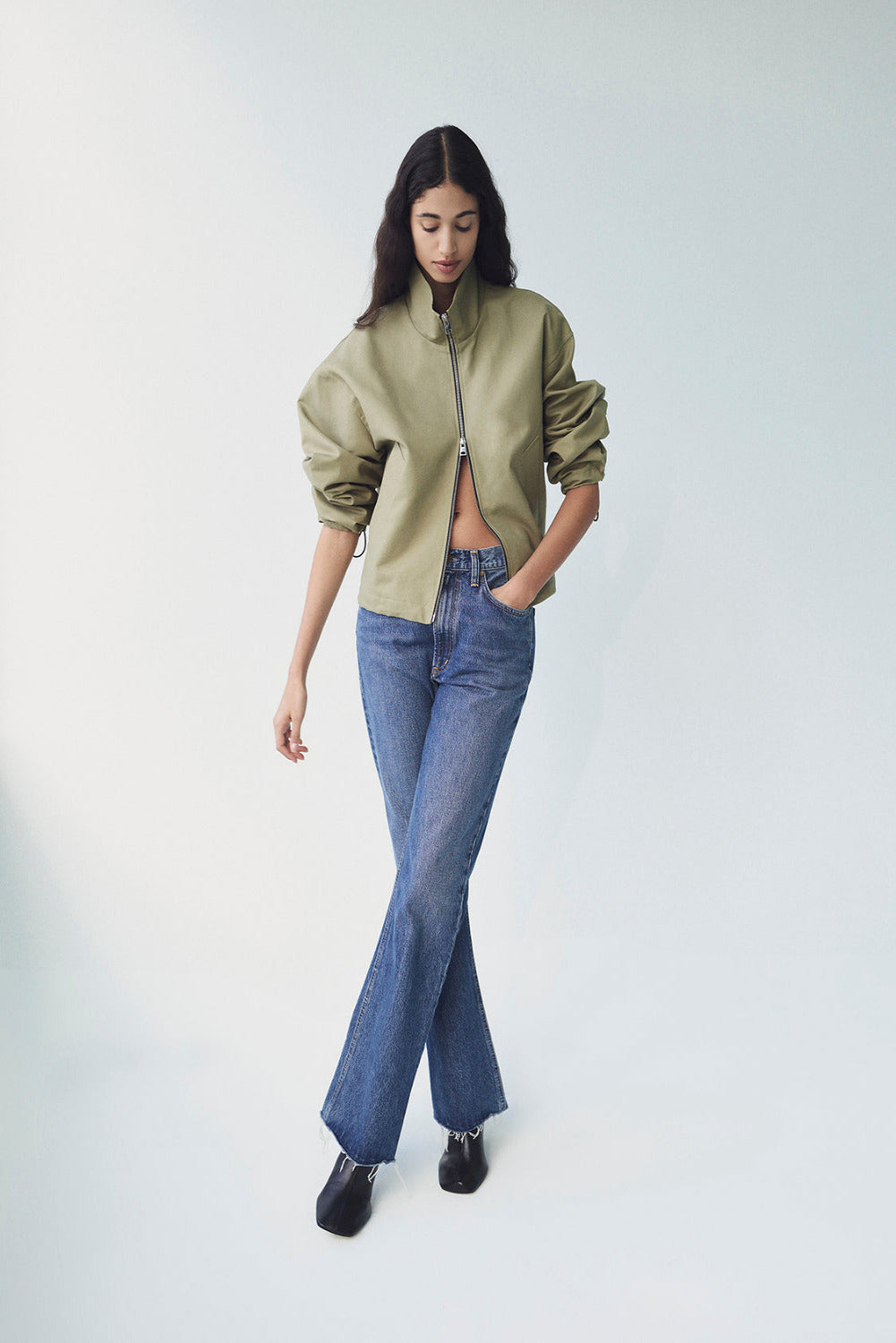 Agolde Jeans Leena in Placebo